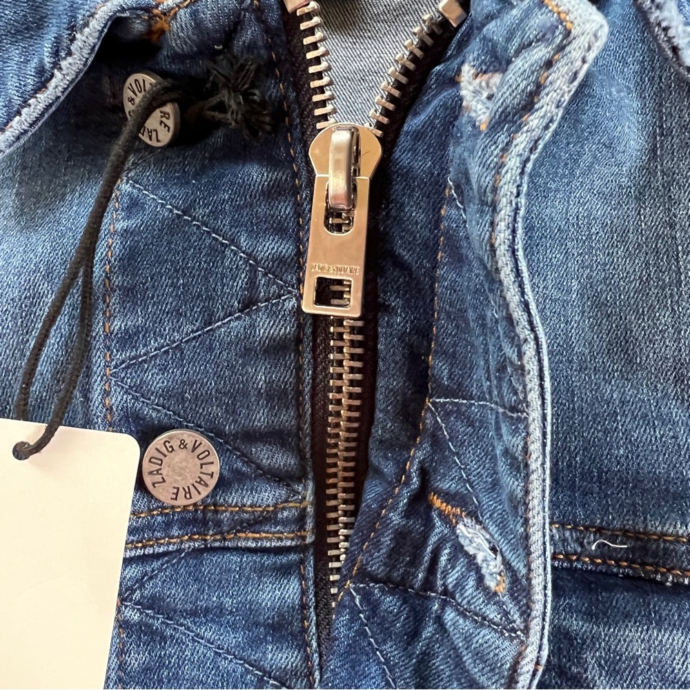 Zadig & Voltaire Denim Heart Jacket - Picture 9 of 12